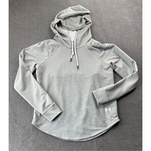 Under Armour Hoodie Womens S Gray Open Back Pullover Long Sleeve Athleisure